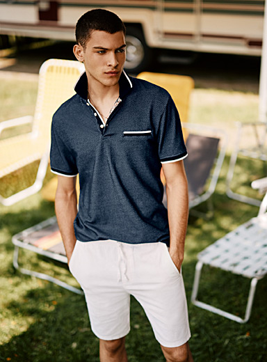 Bermuda Homme En Coton Léger - élastique à La Taille, 4 Poches, Pour L'été, Le Golf, Les Loisirs - 8