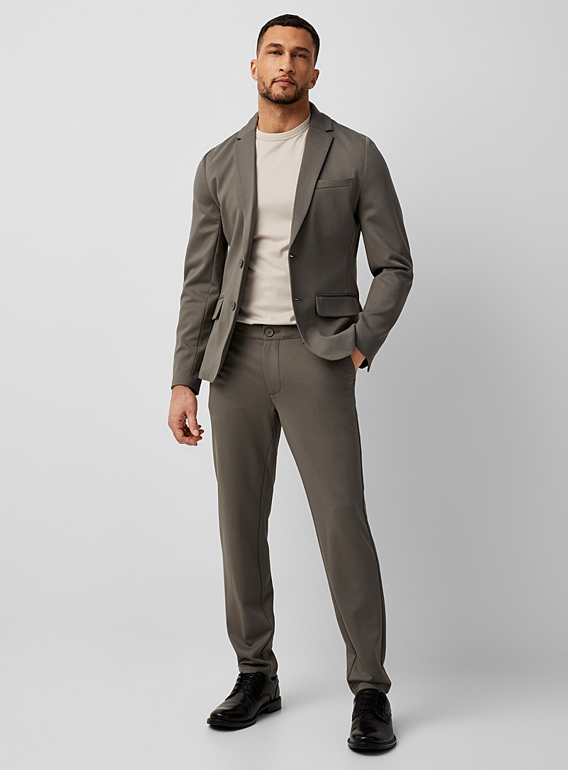 Only & Sons Grey Sage knit pant Slim fit for men