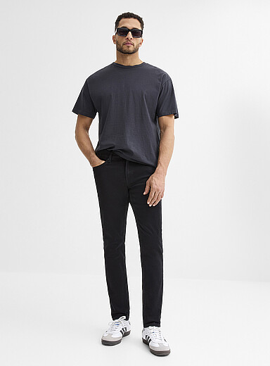 Only & Sons: Le jean noir Loom <b>Coupe &eacute;troite</b> Noir pour homme