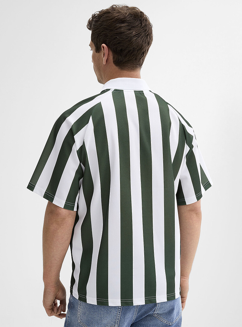 Only & Sons: Le polo Club Sport ray&eacute; Blanc pour homme