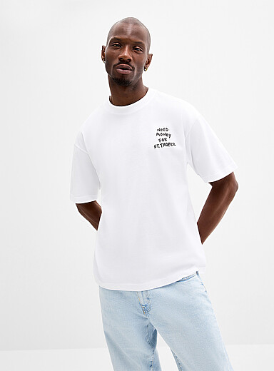 Only & Sons: Le t-shirt Saint-Tropez Blanc pour homme