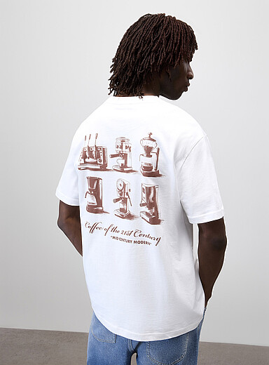 Only & Sons Brown Mid Century T-shirt for men