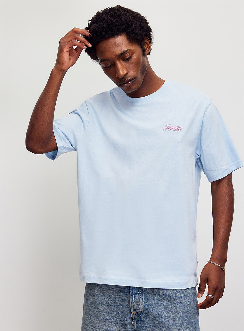 Only & Sons: Le t-shirt paradis tropical Ivoire - Beige cr&egrave;me pour homme