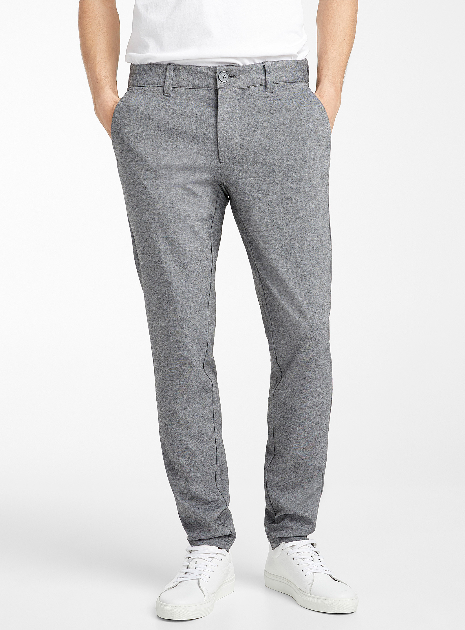 Only & Sons Mark Knit Pant Slim Fit In Grey