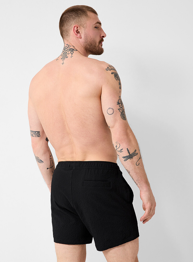 Solid swim trunk product image 3