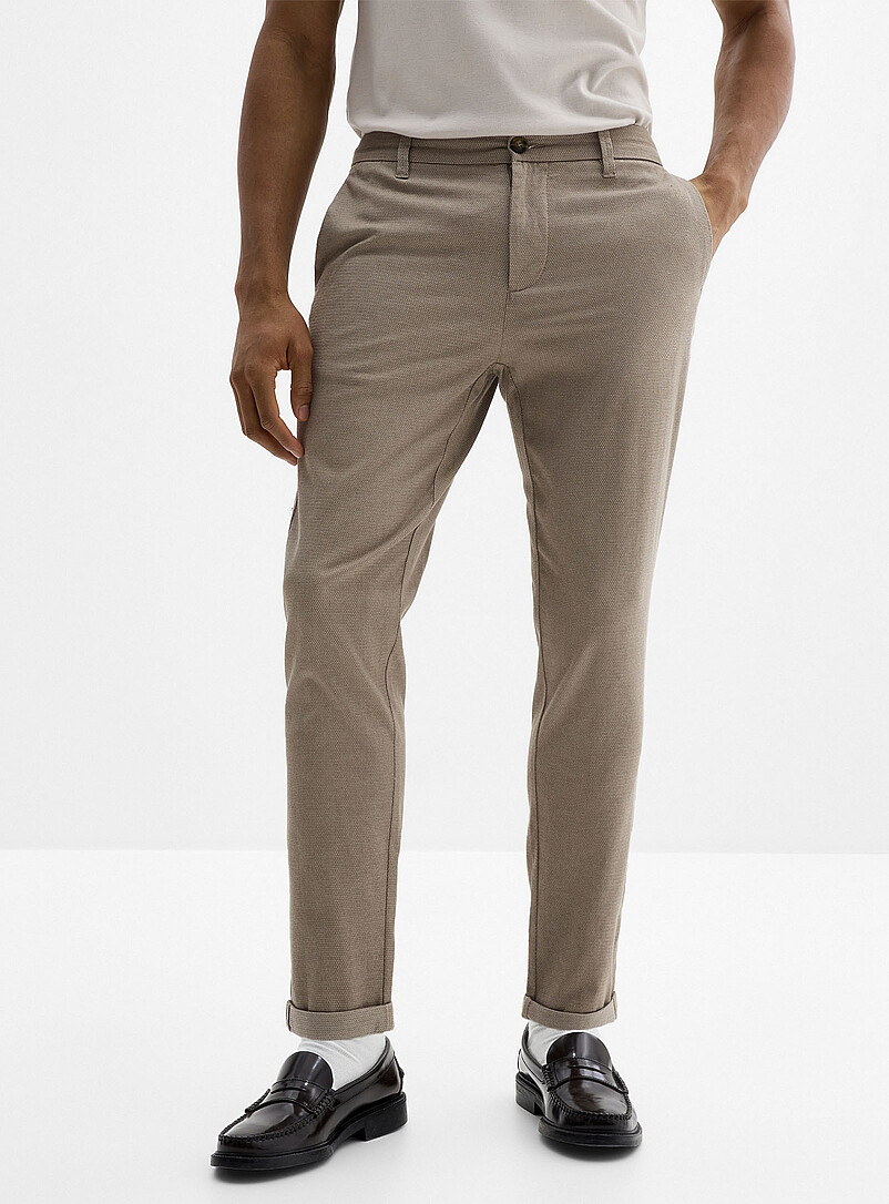 Piqué weft pant Slim fit product image 2