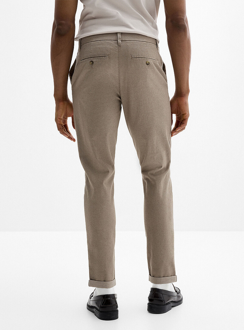 Piqué weft pant Slim fit product image 3