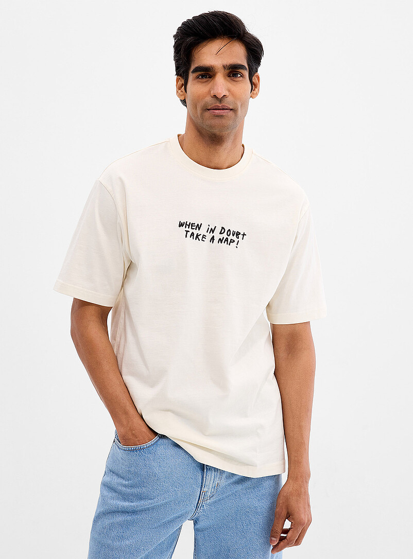 Embroidered Message T-Shirt