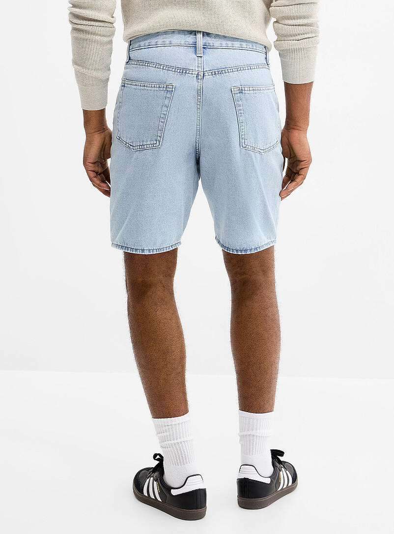 Pale blue jean Bermudas product image 3