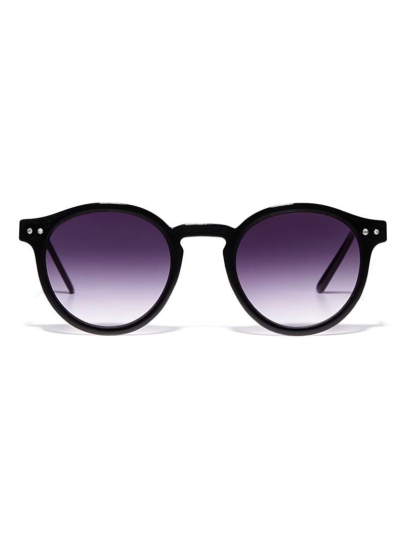 Spitfire: Les lunettes de soleil rondes British Summer Noir pour femme