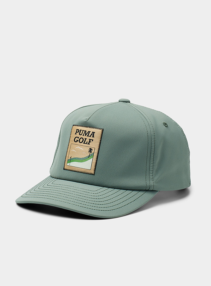 Puma Golf Slate Blue Course emblem golf cap for men