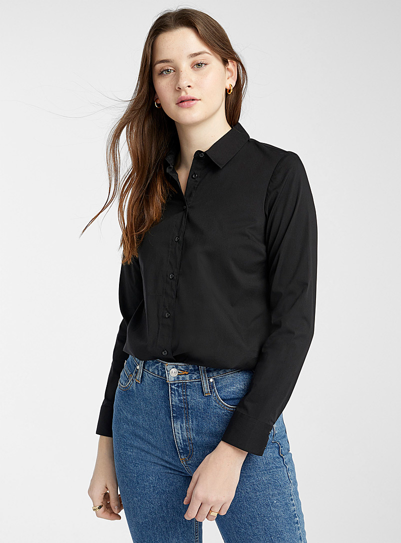 Basic stretch cotton shirt | Twik | Women%u2019s Shirts | Simons