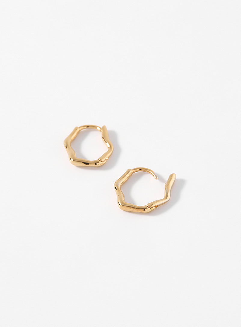 Orelia Assorted Sinuous fine hoops for women