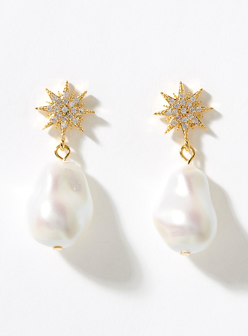 Orelia Assorted Pearl and star earrings for women