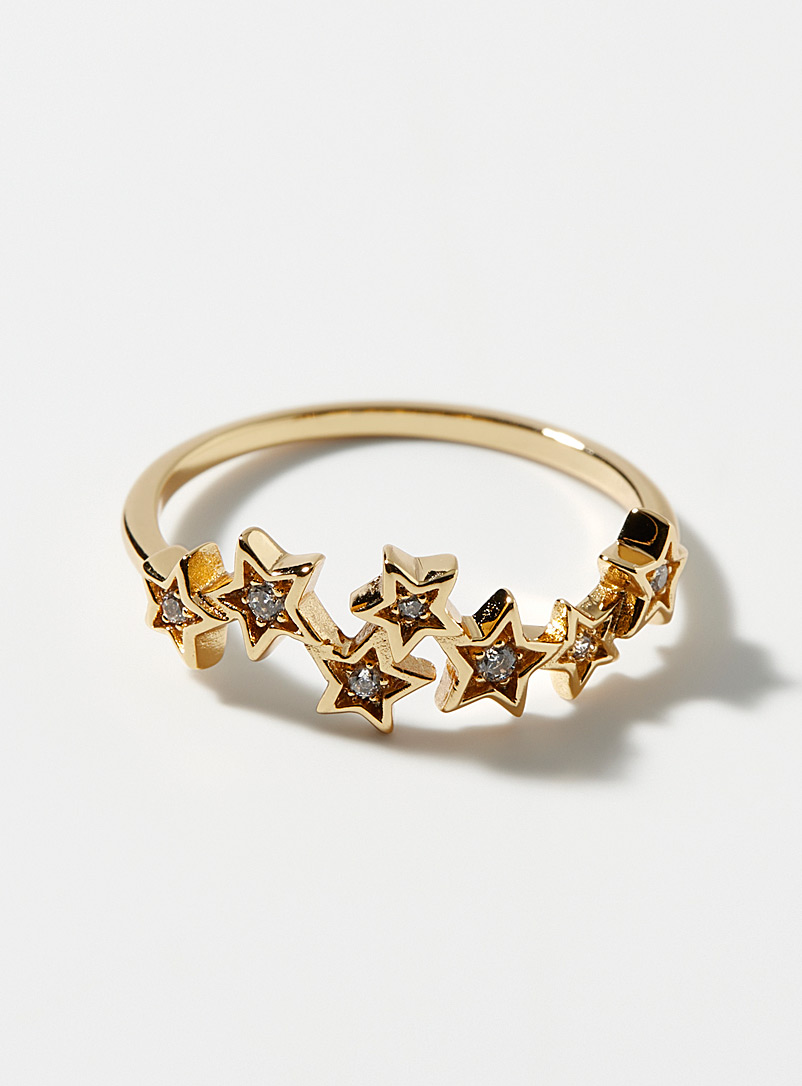 Orelia Assorted Twinkling star ring for women