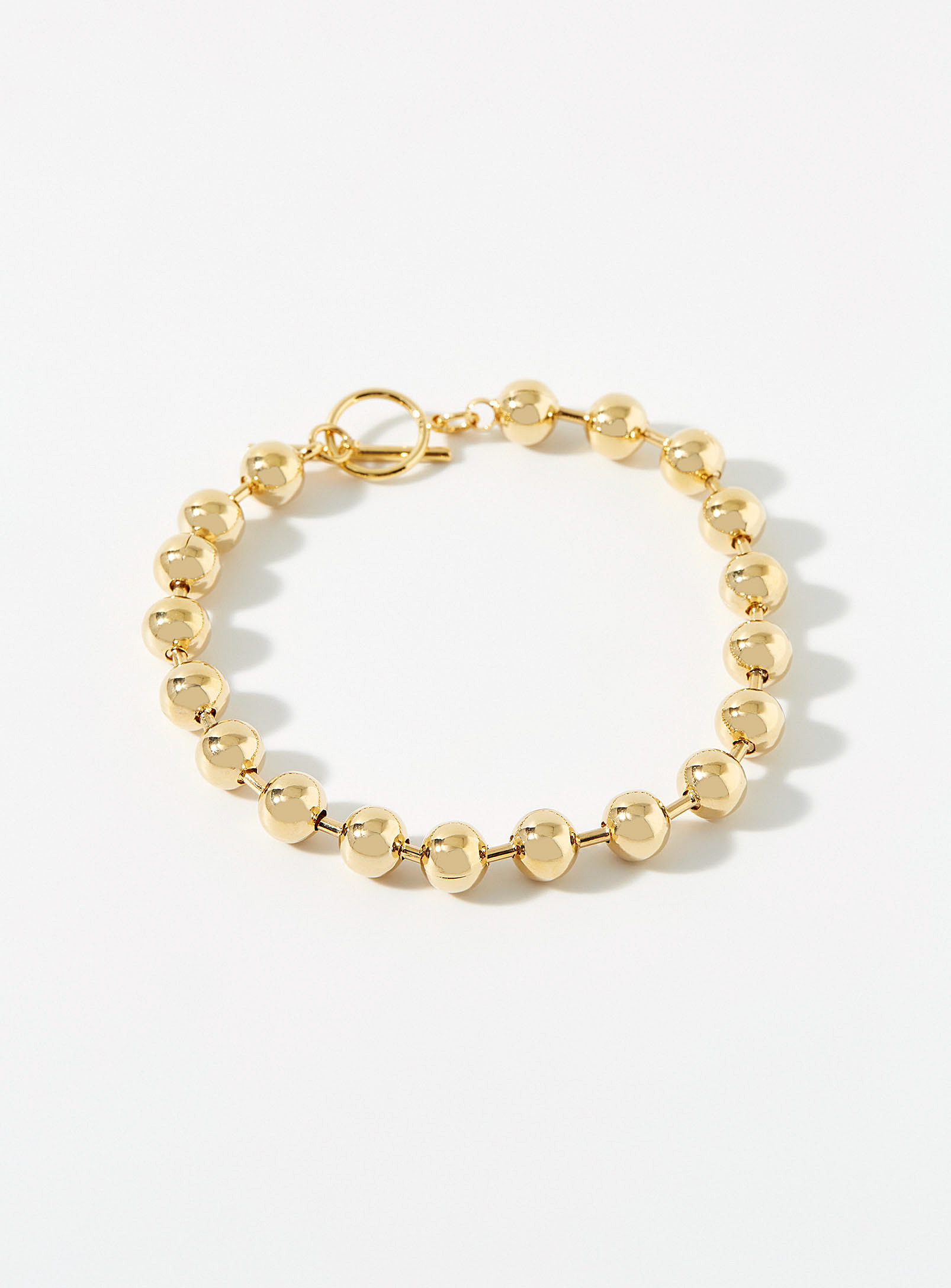 Orelia - Women's Gold bead bracelet