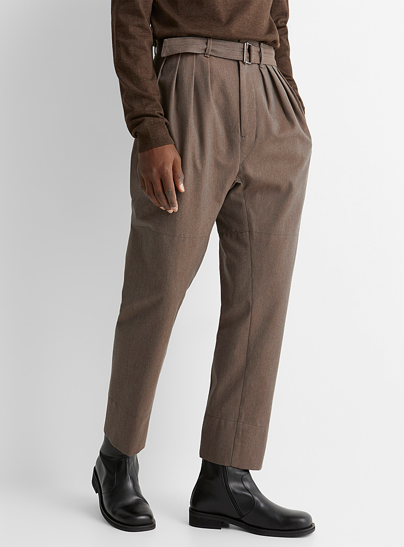lemaire pleated pants