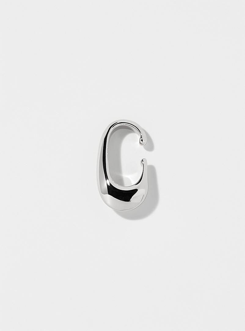 Lemaire Silver Drop ear cuff for women