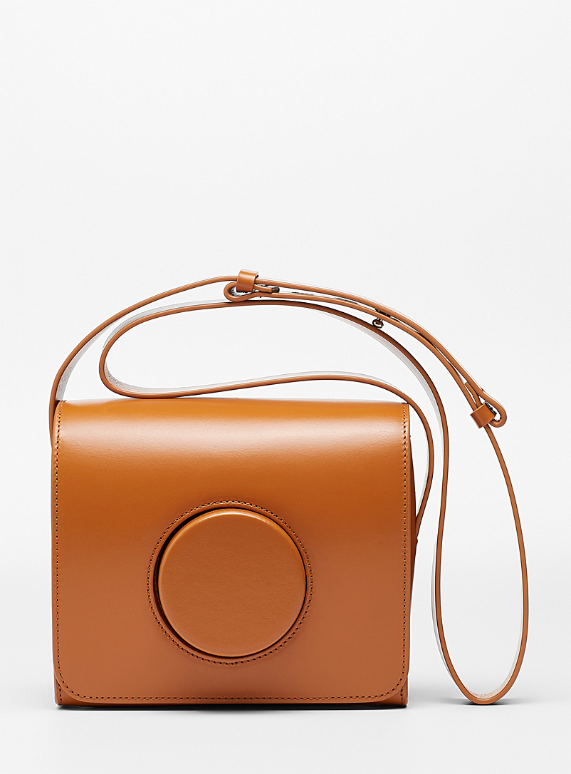 Lemaire: Le sac caméra Bronze ambre pour femme