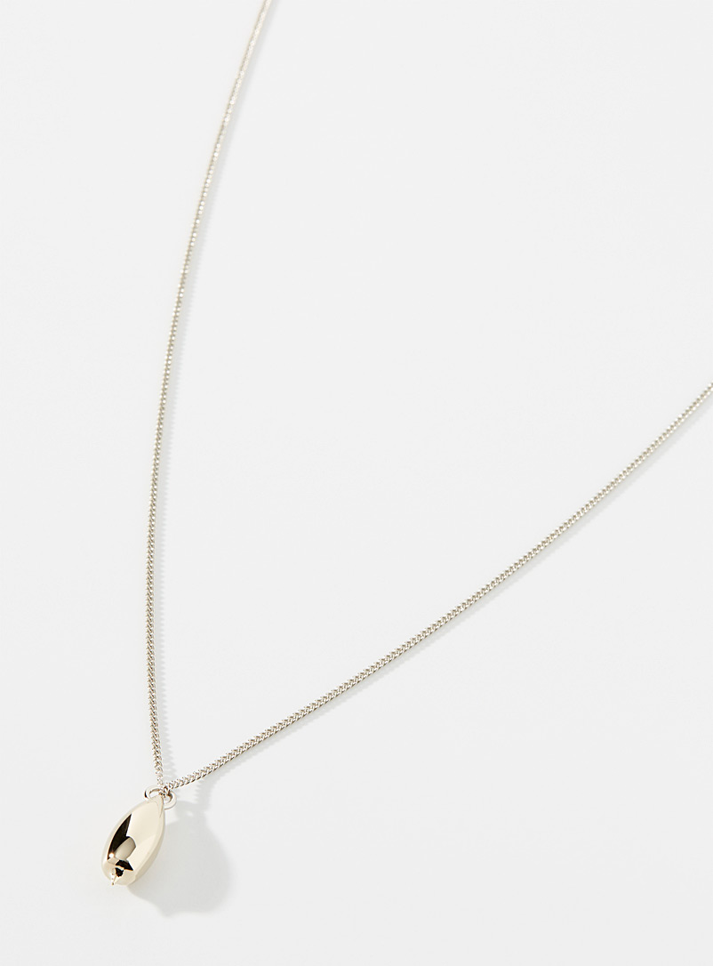 Lemaire Silver Seed necklace for women