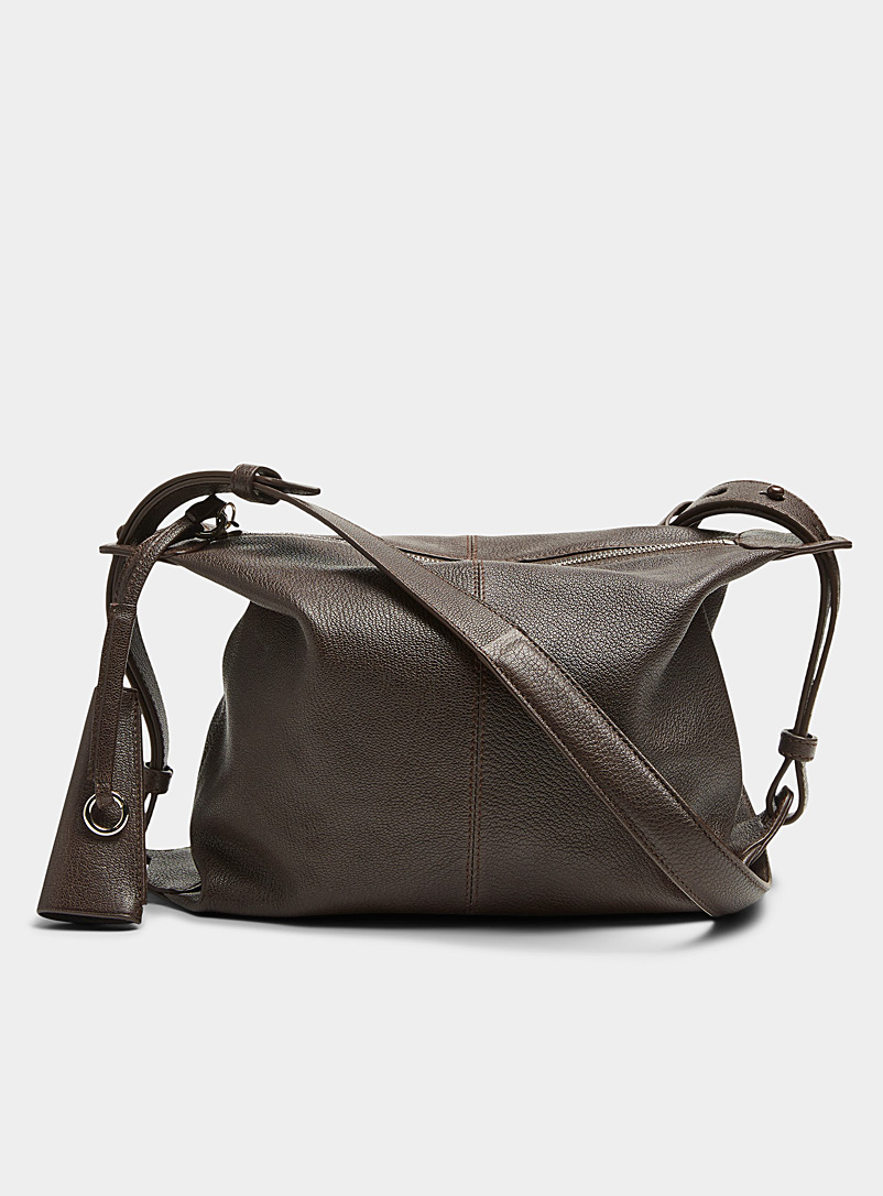 Lemaire Dark Brown Folded purse for women
