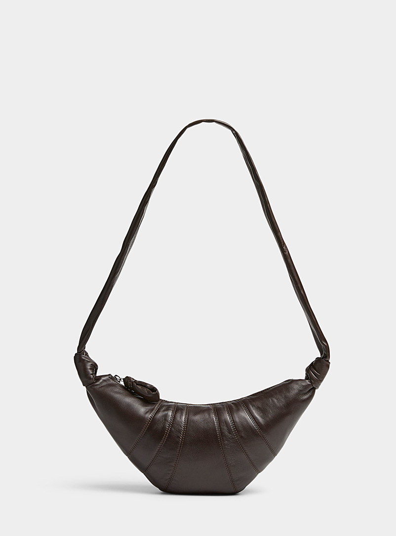 Lemaire Dark Brown Croissant small bag for women