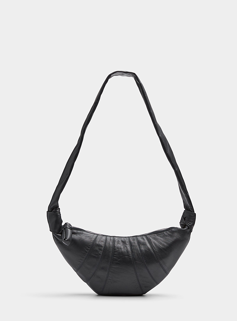 Lemaire Charcoal Croissant small bag for women