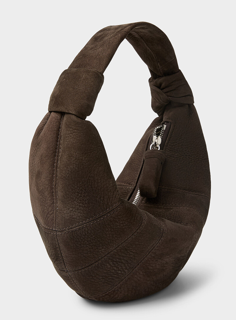 Lemaire Hazelnut Croissant mini bag for women