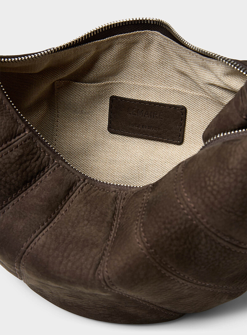 Lemaire Hazelnut Croissant mini bag for women