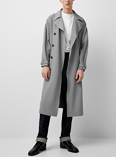 Belted Double Ted Trench Lemaire, Long Flowing Trench Coat By Zara