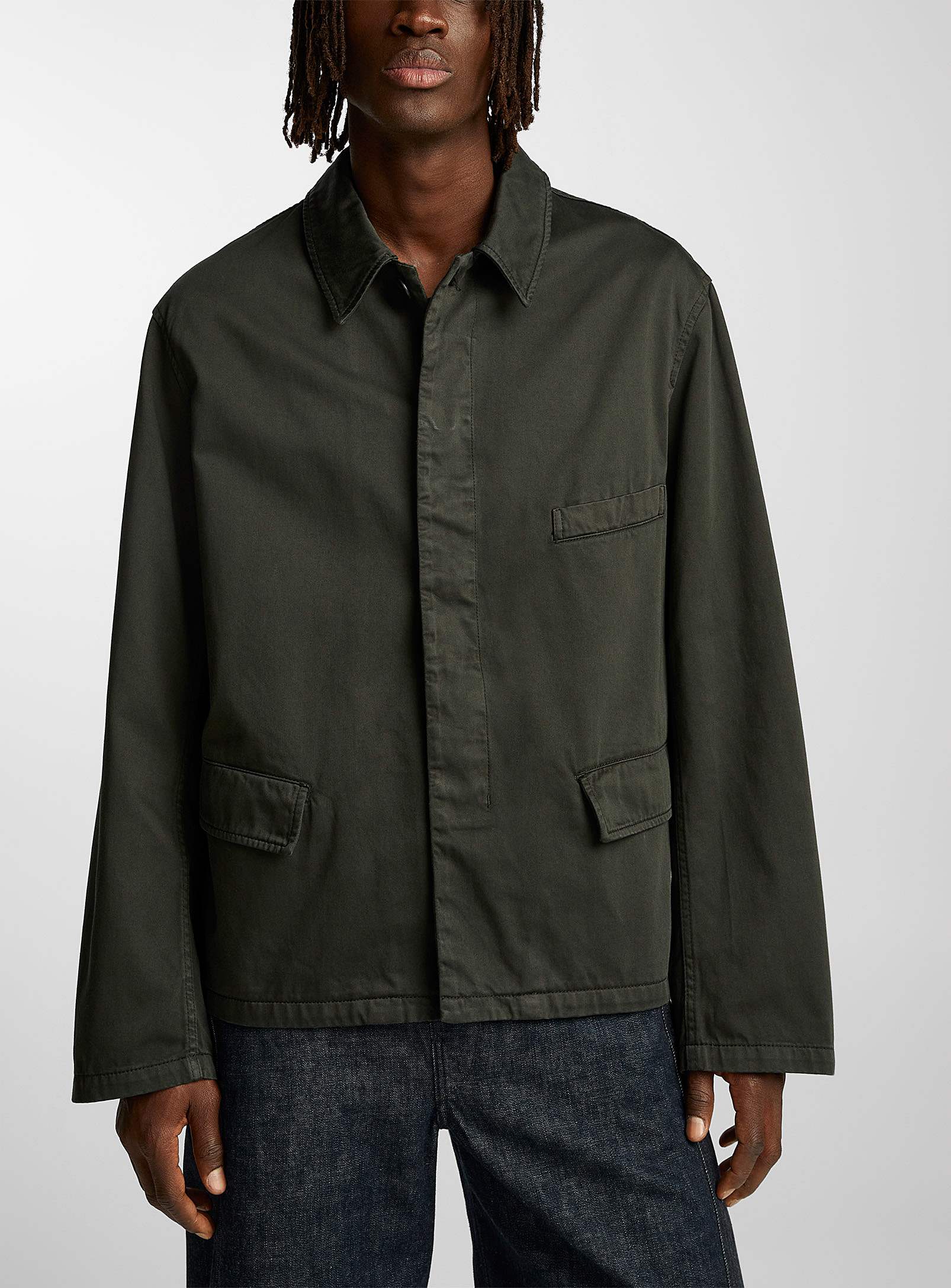 Lemaire - Men's Boxy-fit cotton twill jacket
