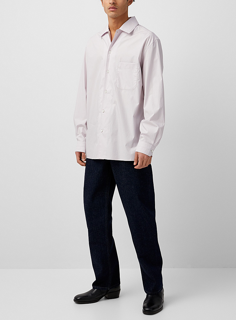 Open-collar poplin shirt | Lemaire 