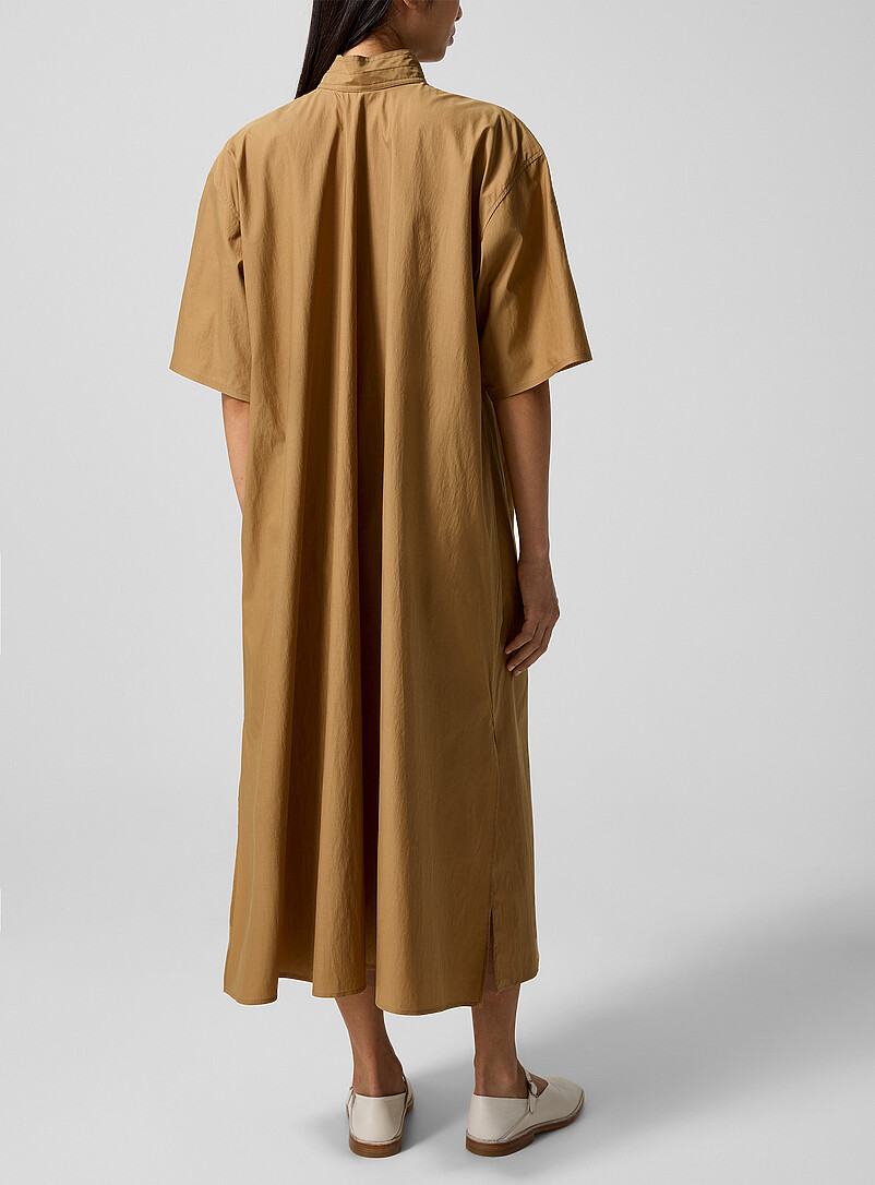 Tie-neck reversible shirtdress product image 2