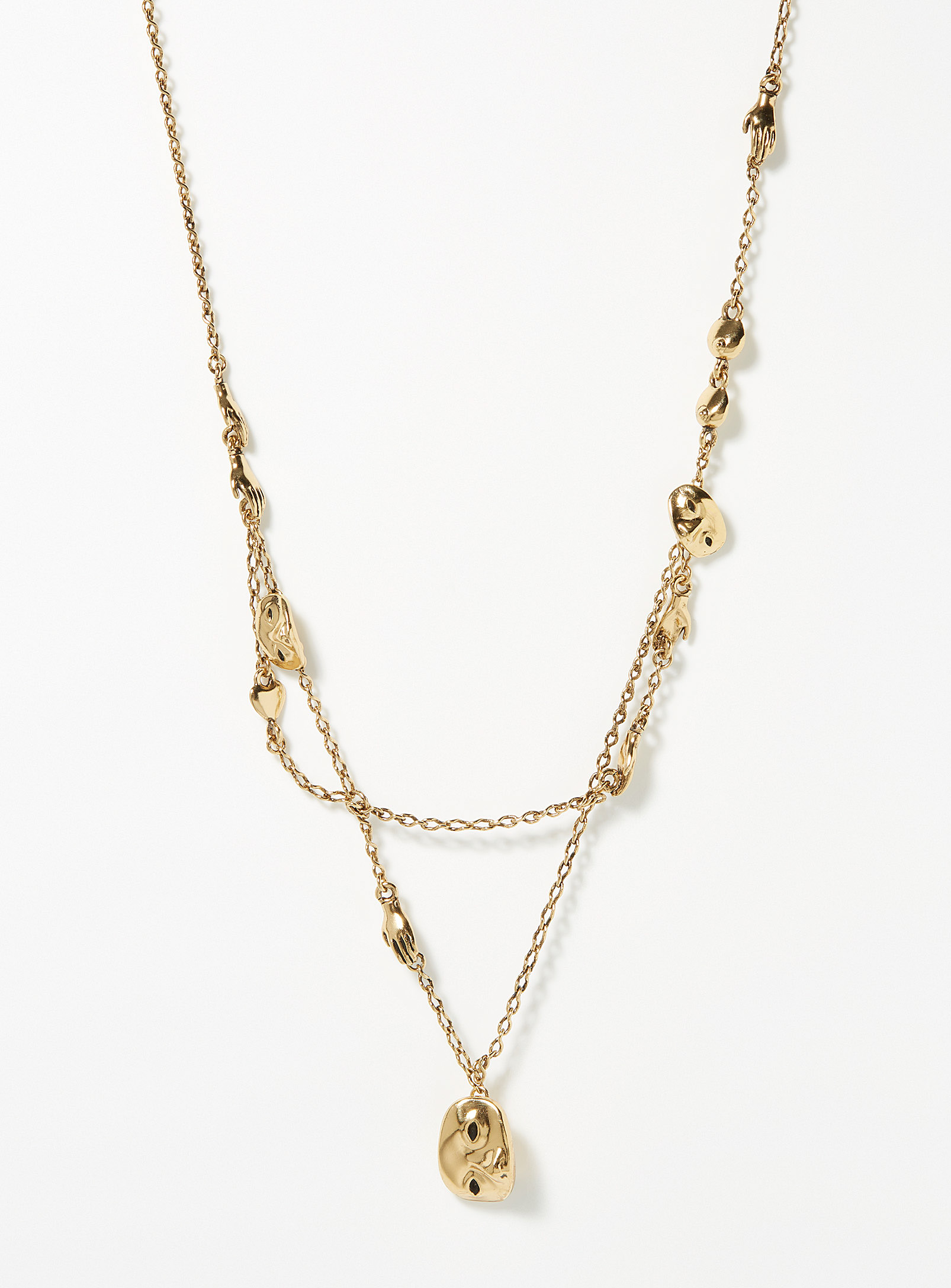 Lemaire Estampe Chain-link Necklace In Assorted