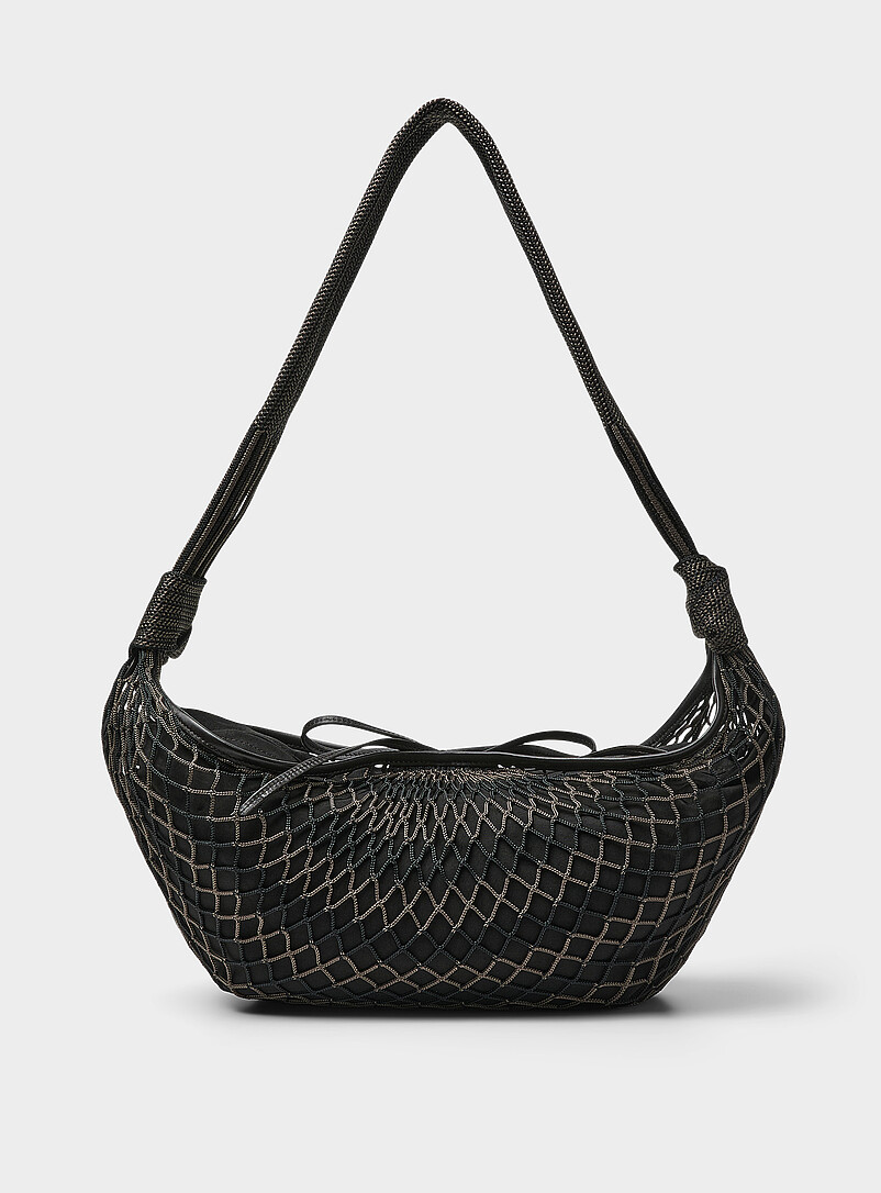 Croissant Filt Mesh Bag