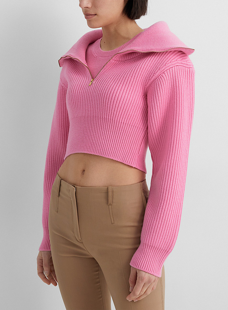 Jacquemus Pink Risoul sweater for women