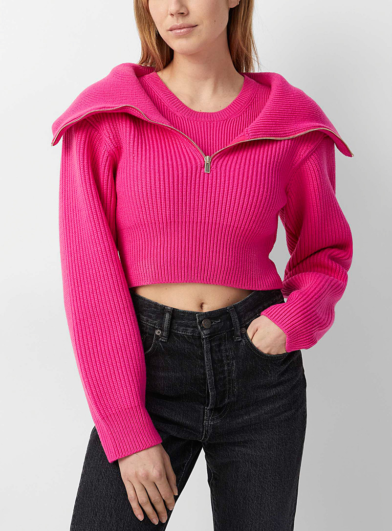 Jacquemus Medium Pink Risoul sweater for women
