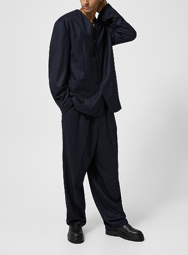 Jacquemus Navy/Midnight Blue Gio casual dress pant for men