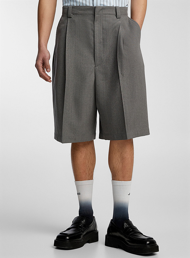 Jacquemus Grey Salti shorts for men