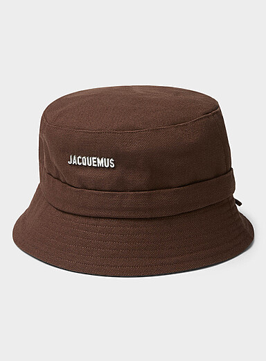 Jacquemus Black Gadjo bucket hat for men