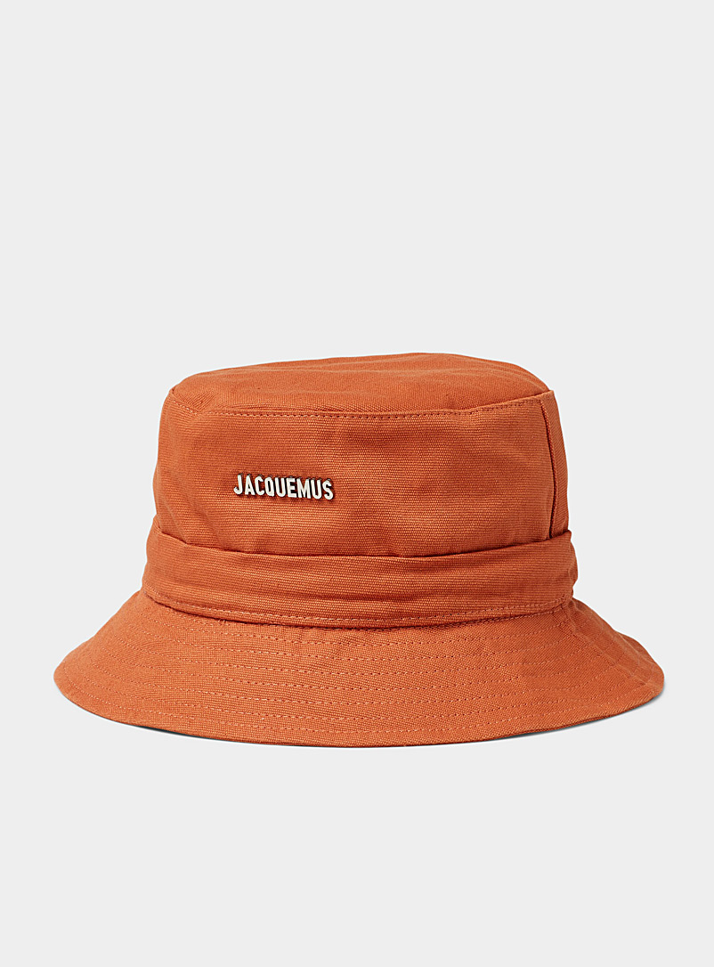 Jacquemus Brown Gadjo bucket hat for men