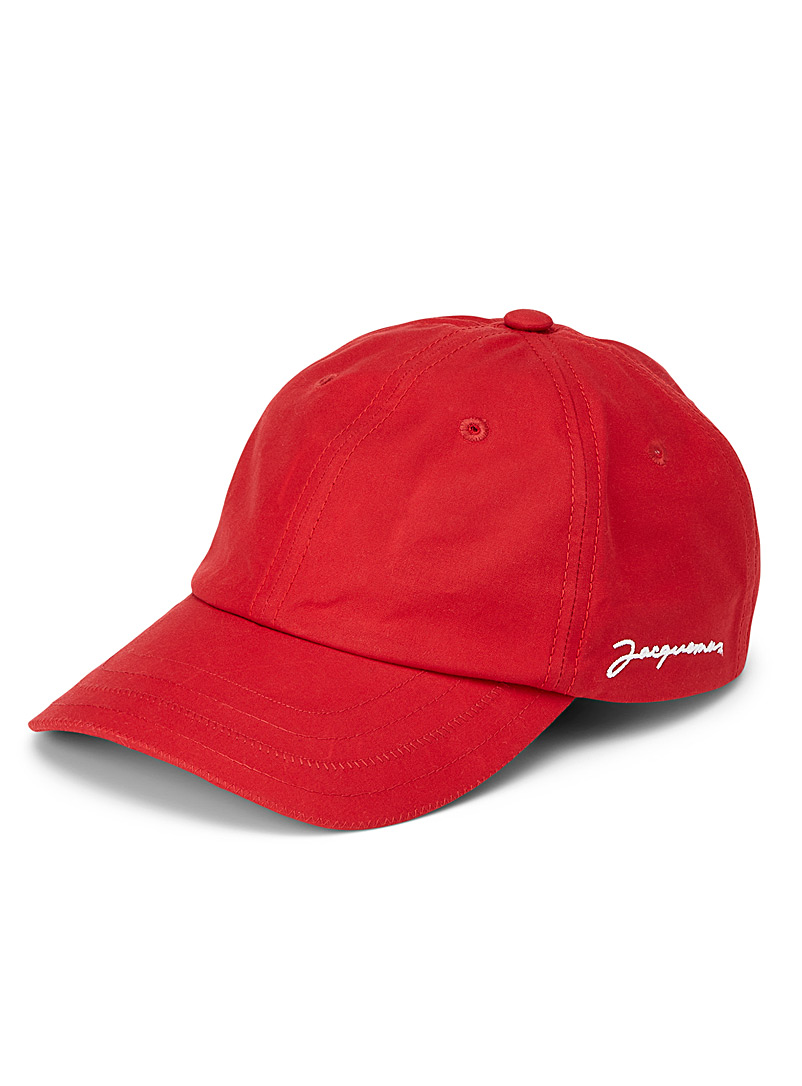 Jacquemus Red Jacquemus cap for men