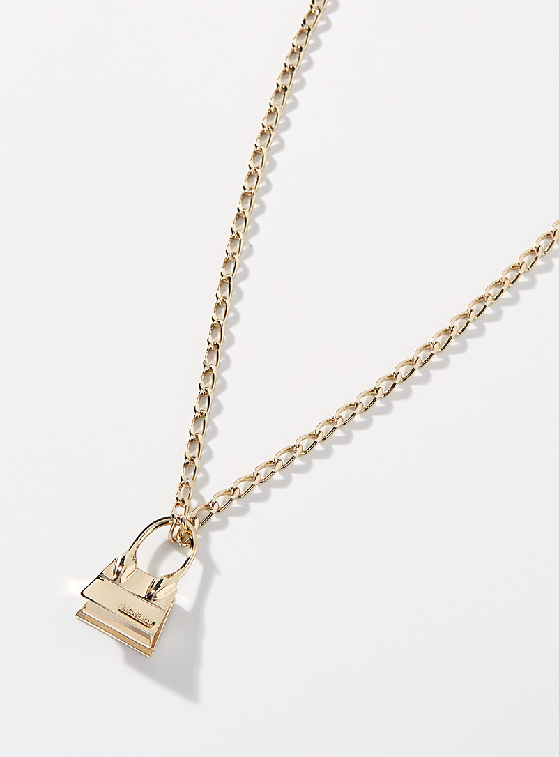 Jacquemus Golden Yellow Chiquito necklace for men