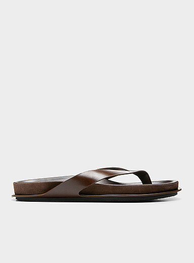 Jacquemus Brown Les Tatanes sandals for men