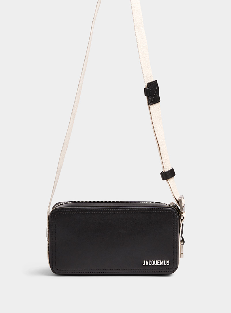Jacquemus Black La Cuerda Horizontal bag for men