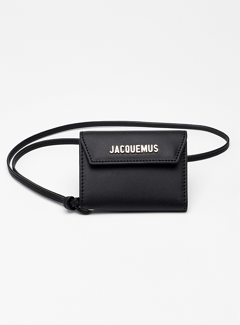 Jacquemus Black Black Jacquemus card holder for men