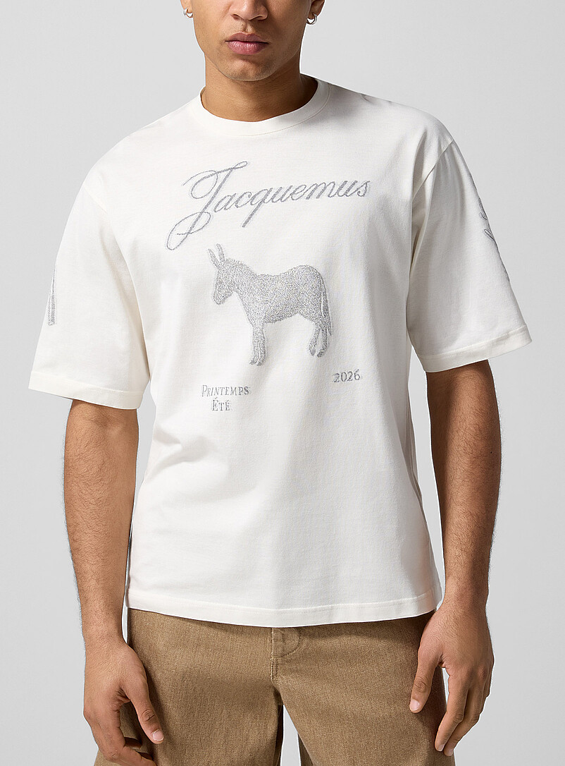 Jacquard donkey T-shirt | Jacquemus | Shop Men's Printed