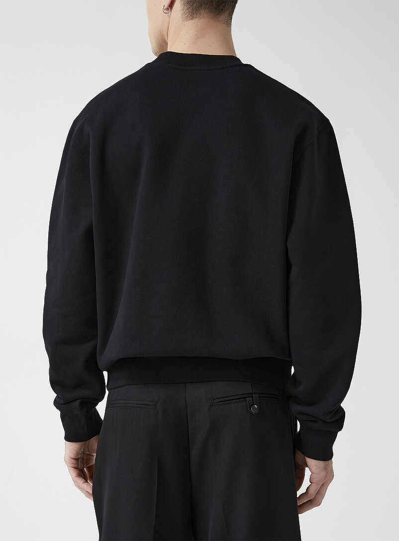 Jacquemus Black Logo band sweatshirt for men