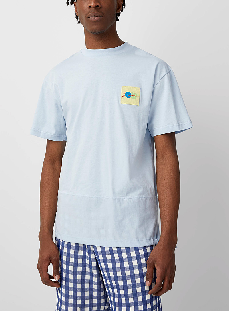 Jacquemus: Le t-shirt Noli Bleu pâle-bleu poudre pour homme