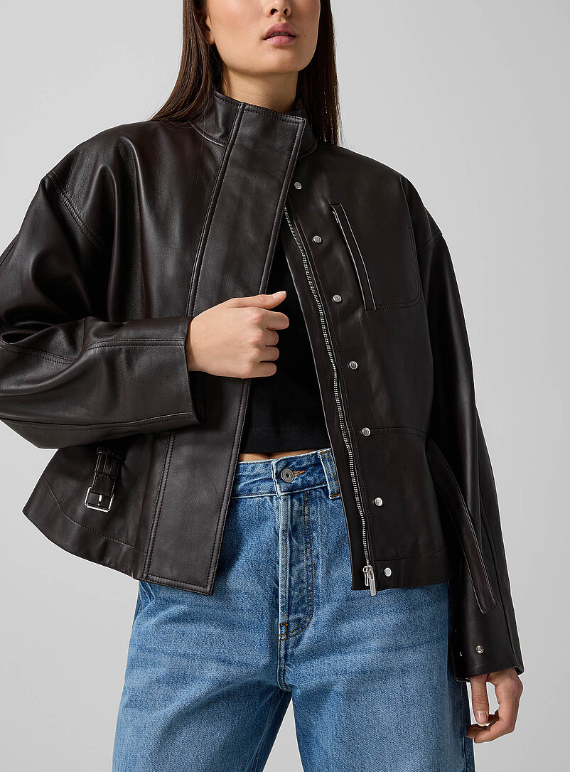 Ciro lambskin leather jacket | Jacquemus | Shop Women's Designer